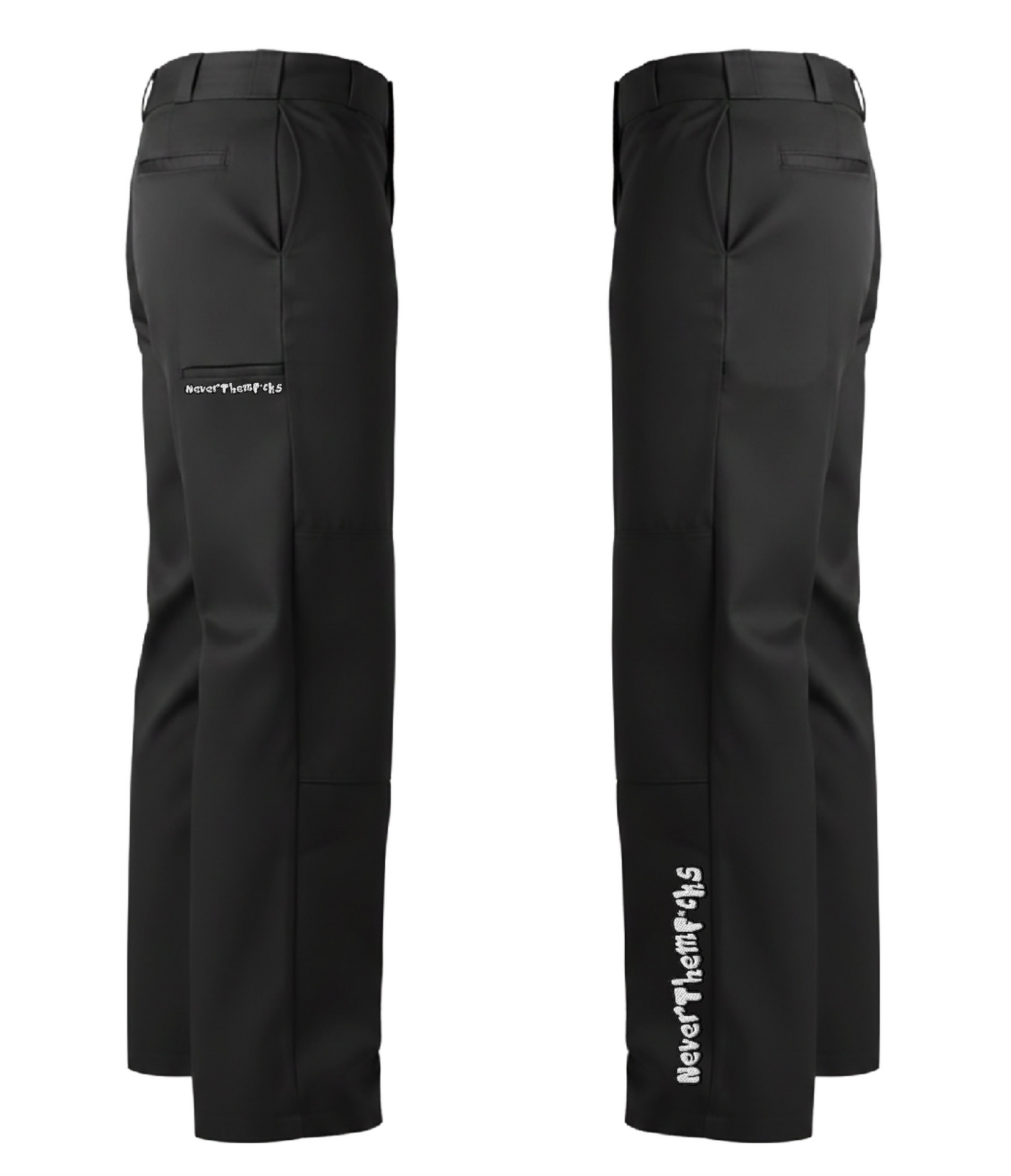 BLACK NeverThemF*cks Chinos Pants