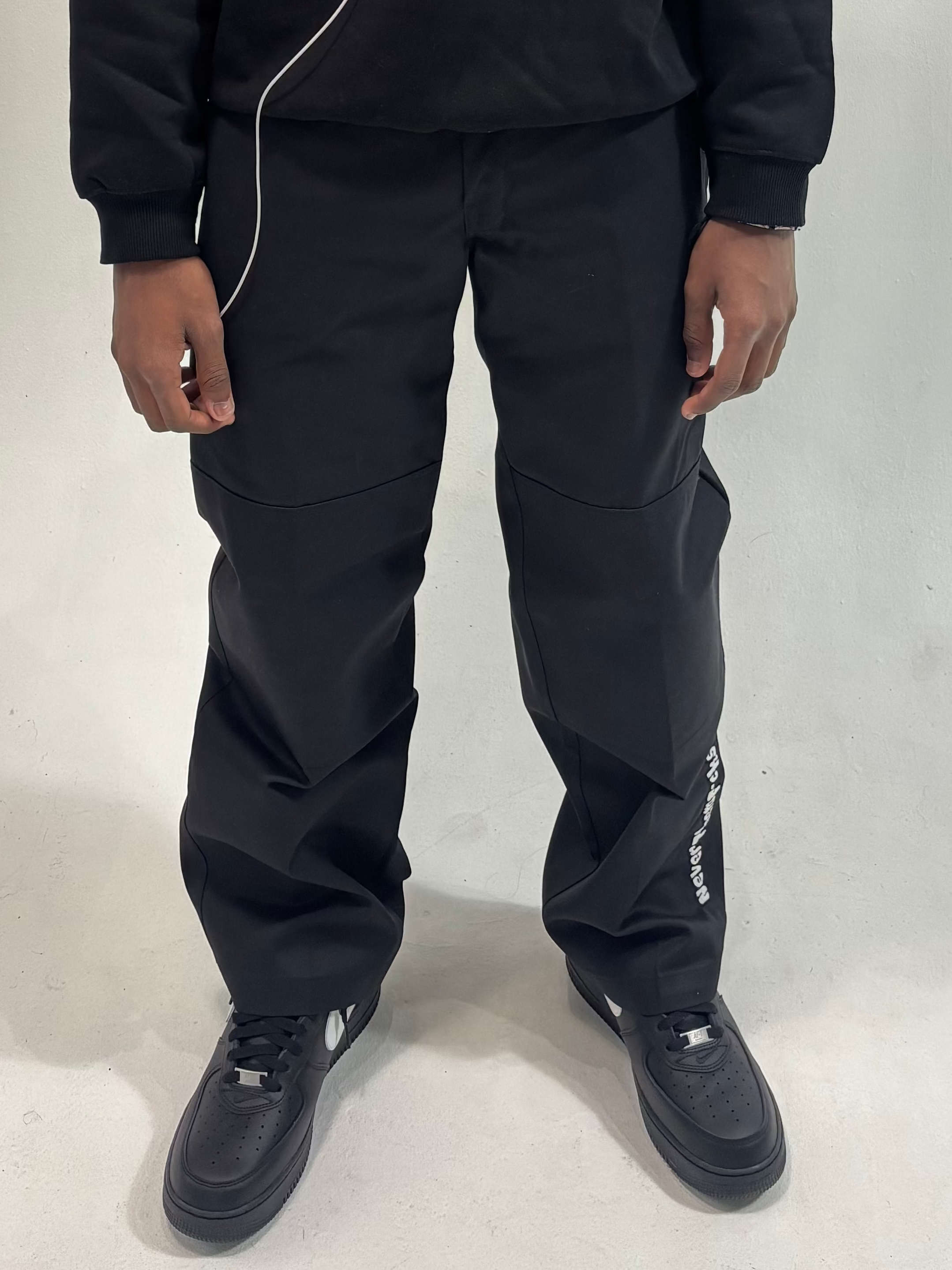 BLACK NeverThemF*cks Chinos Pants