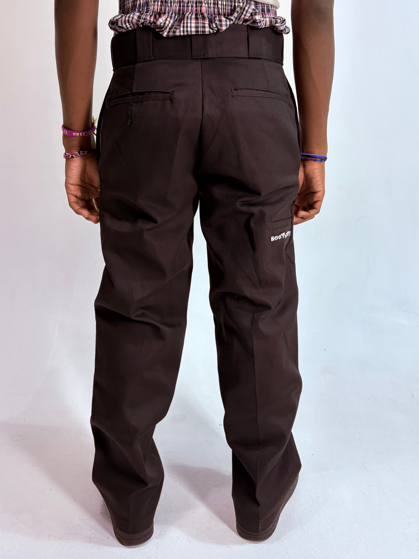 BLACK NeverThemF*cks Chinos Pants