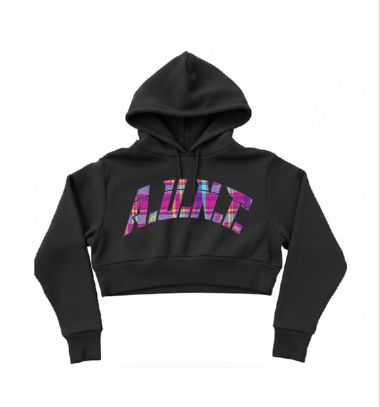 A.lwaysU.sN.everT.hem Womens Cropped Hoodie